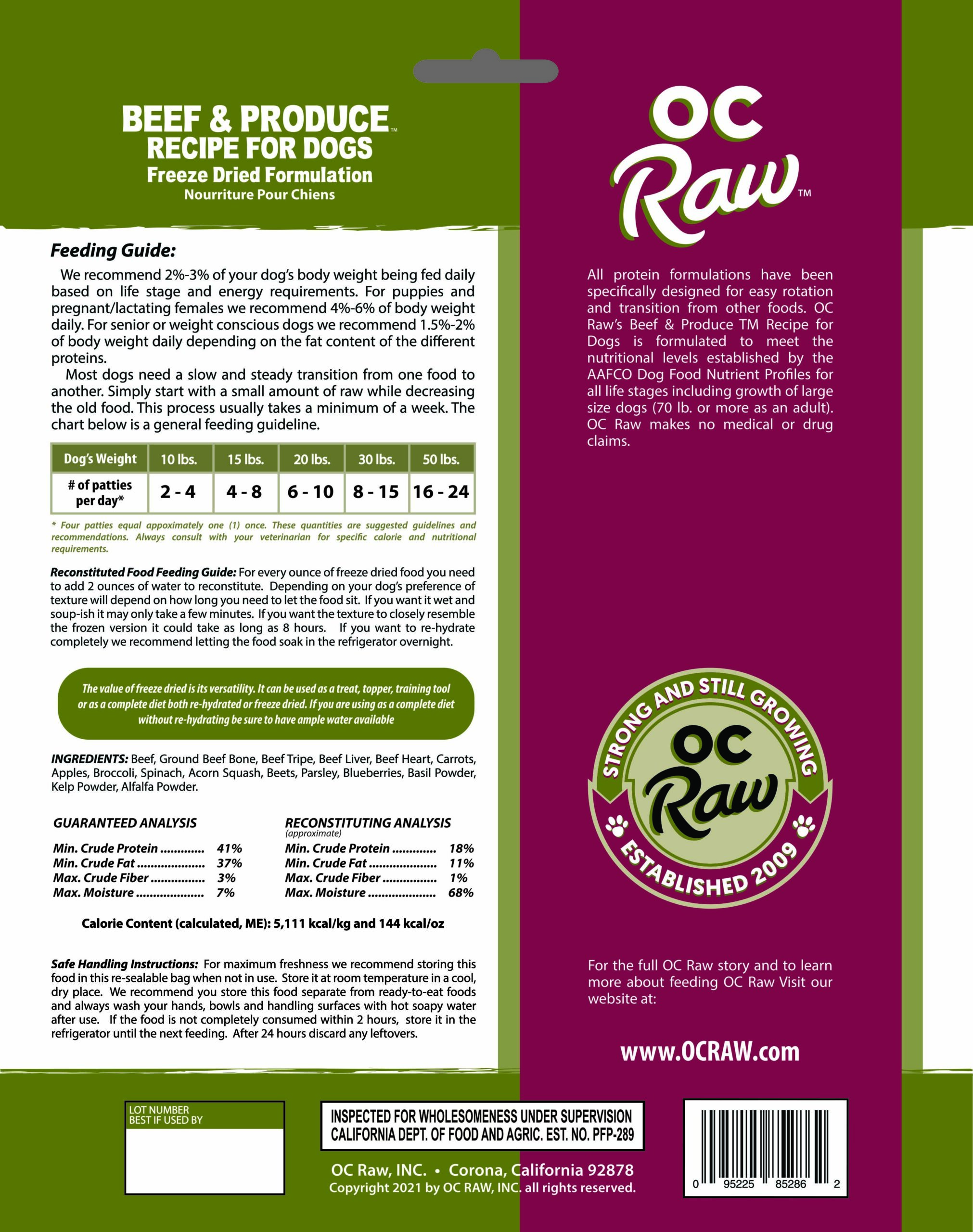 Beef & Produce Freeze Dried - Image 8