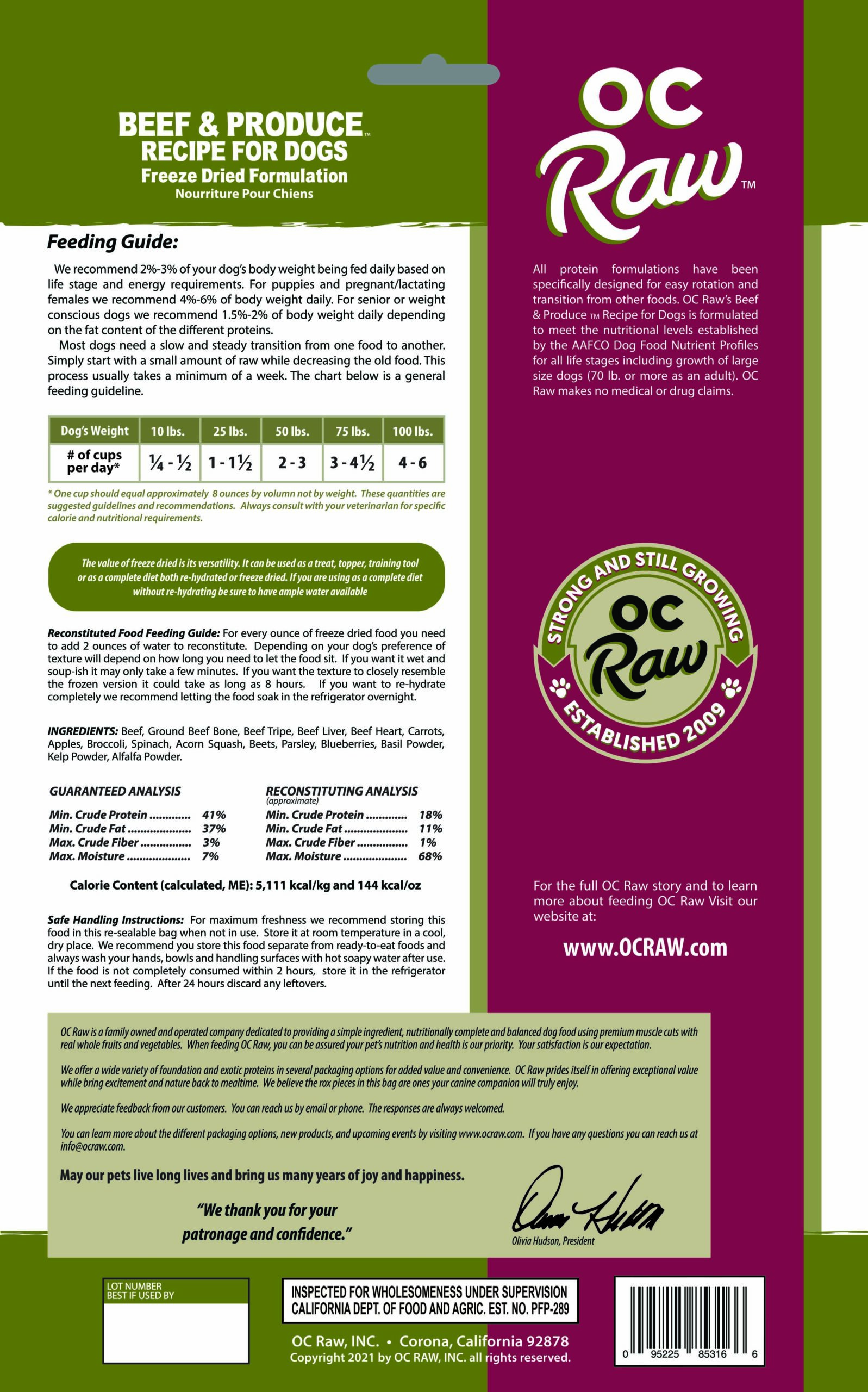 Beef & Produce Freeze Dried - Image 10