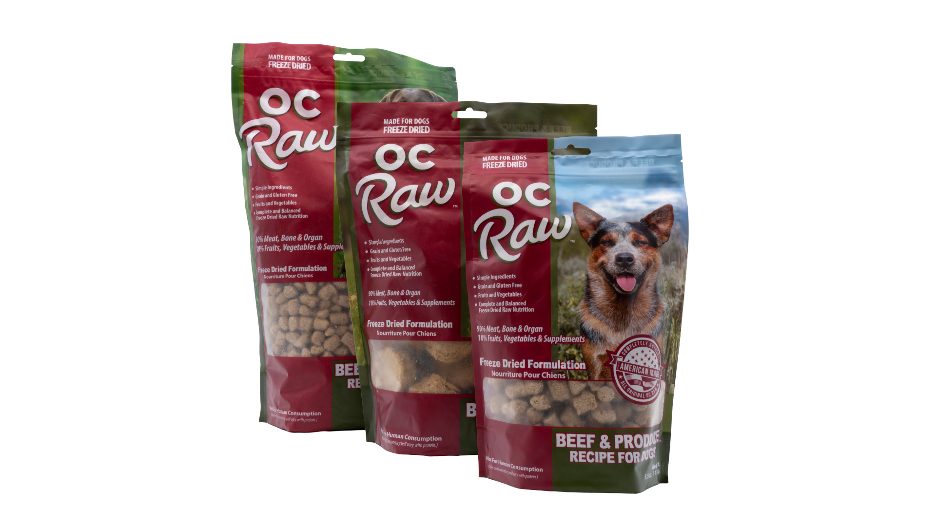 Beef & Produce Freeze Dried